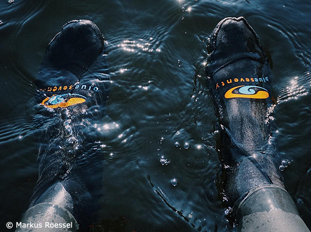In icy waters with the blueseventy Thermal Helix Slowtwitch News