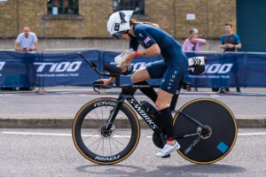 Kate Waugh @ T100 London 2025. Photo: Kevin Mackinnon