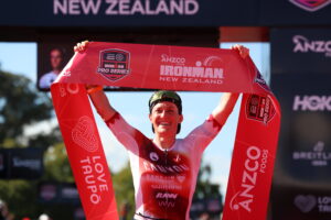 Kat Matthews wins IRONMAN New Zealand