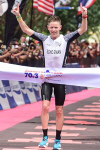 Henri Schoeman winning his second IRONMAN 70.3 Lapu Lapu - Photo IRONMAN 70.3 Lapu Lapu