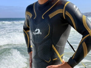 Sumarpo Victory torso panel layout in sunlight showing textured buoyancy panels