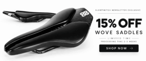 Wove Saddle 15% Off Banner